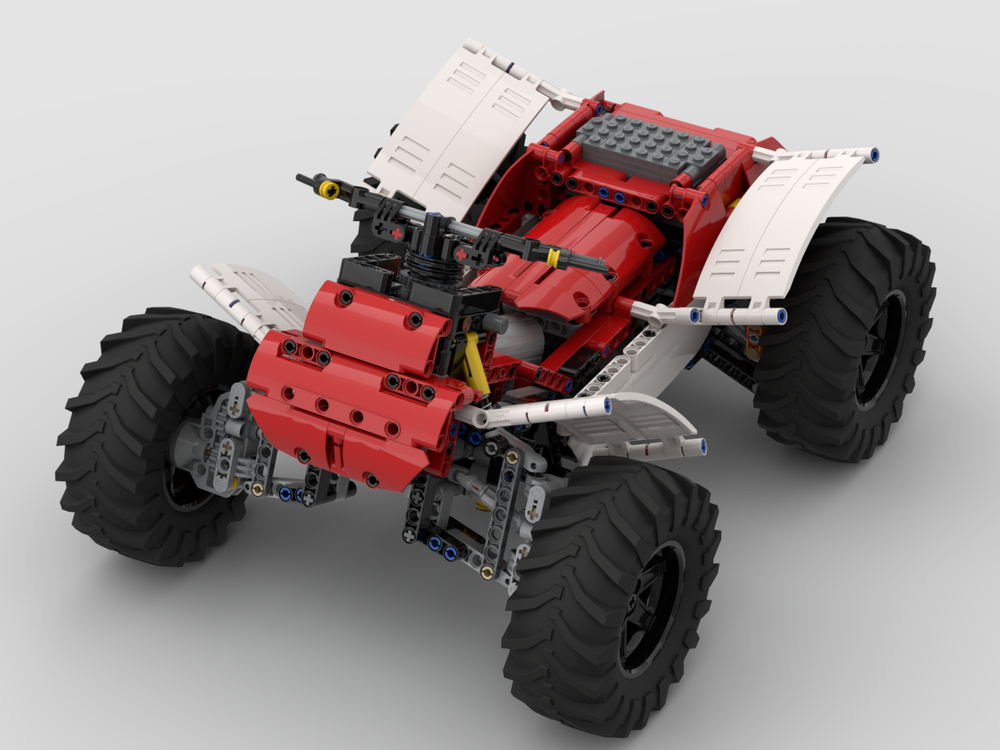 LEGO MOC ATV 4X4 Super Quad by Theoderic | Rebrickable - Build with LEGO