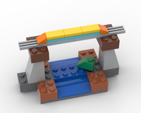 10696 Train on Viaduct