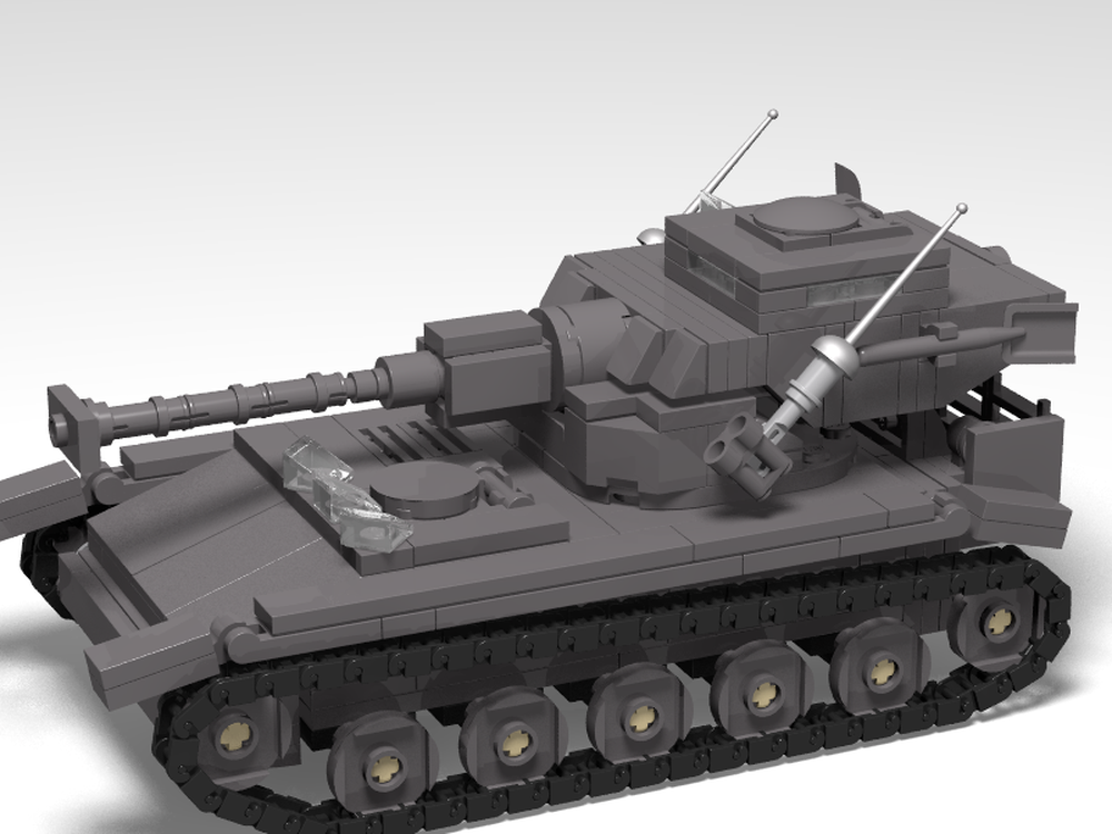 Lego Moc Amx 13 Light Tank By Gunsofbrickston Rebrickable Build With Lego