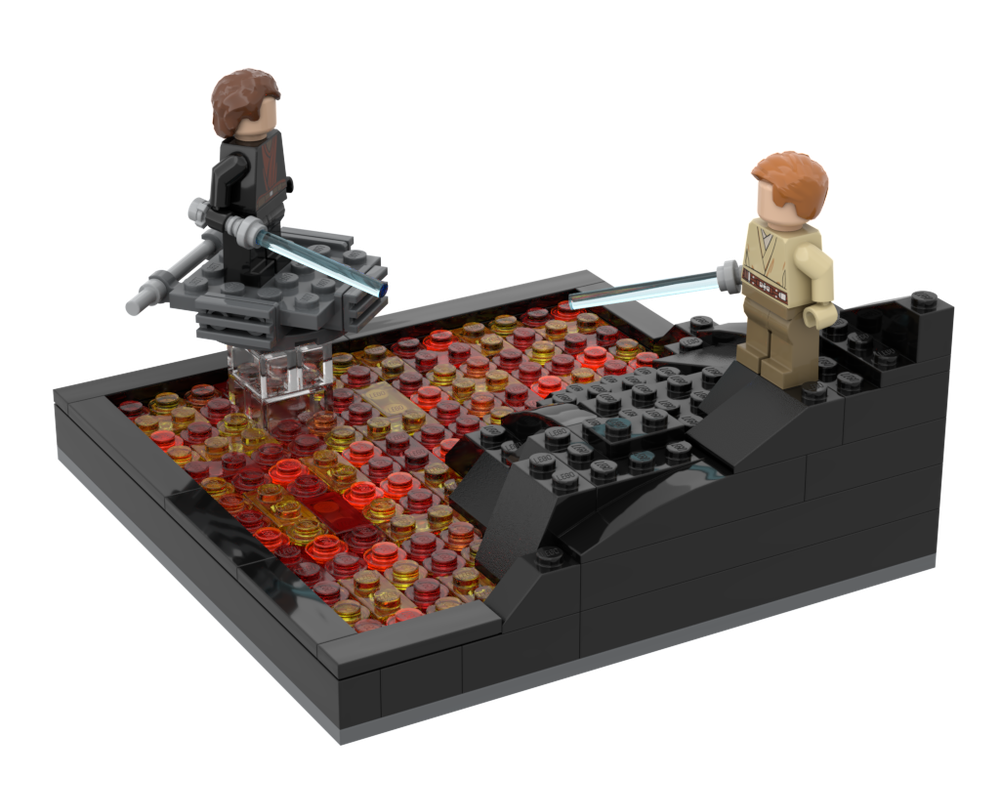 LEGO MOC Battle of the Heroes MOC / Anakin VS Obi-Wan on mustafar by ...