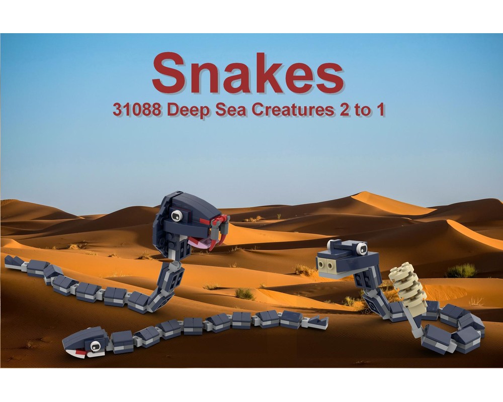 LEGO MOC Snakes 31088 2 to 1 by Janik | Rebrickable - Build with LEGO
