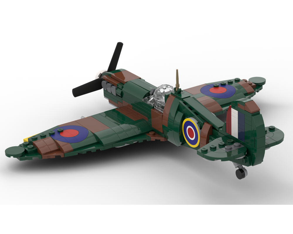 LEGO MOC Supermarine Spitfire Mk V by model hangar | Rebrickable ...