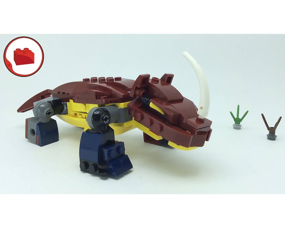 LEGO MOC Rhino Animal - Lego Creator 31102 by Bricks Ideas ...