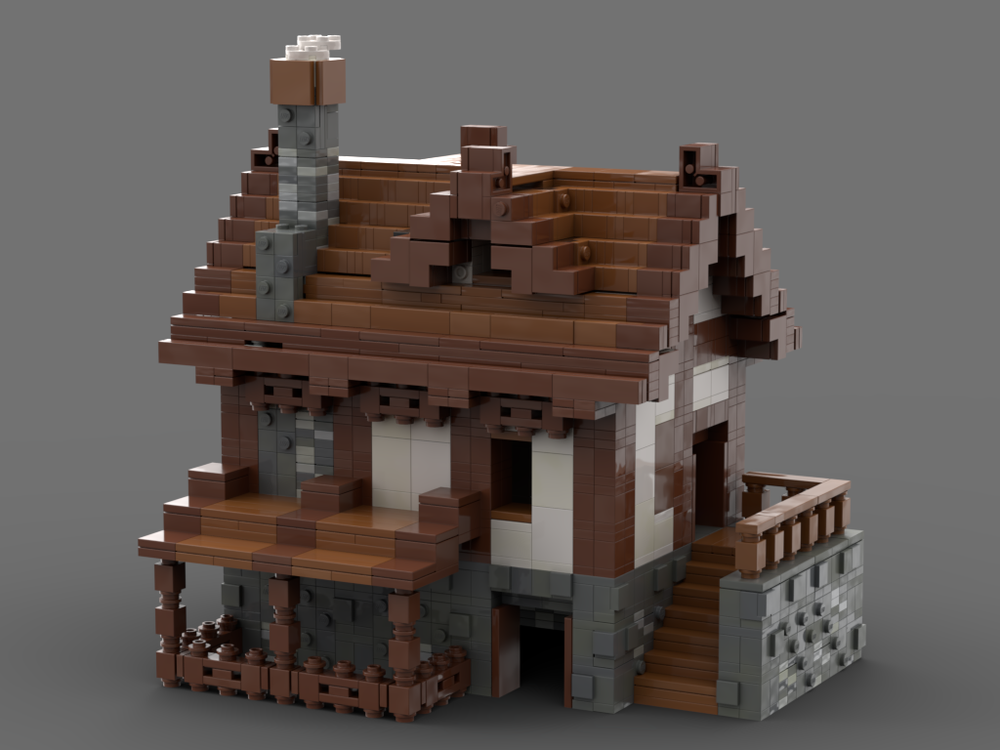 Minecraft Medieval House Build