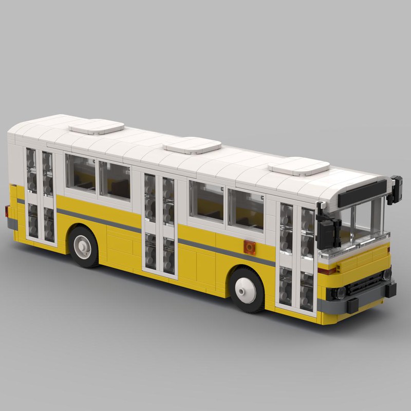 LEGO MOC 1976 Ikarus 260 City bus by SpeedHunCreations