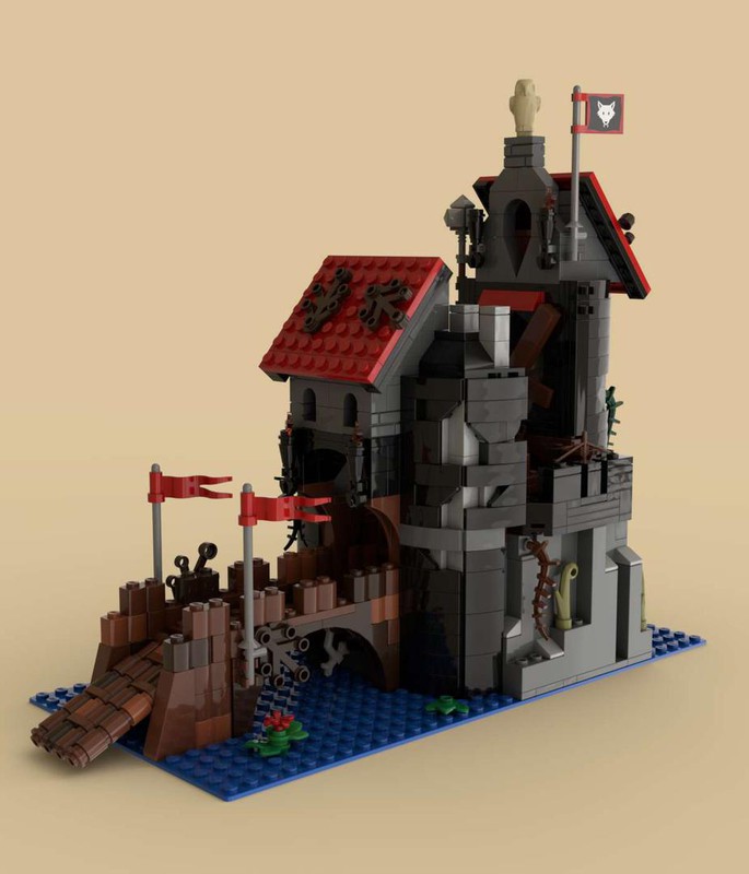Ren Start Vibrere LEGO MOC Abandoned Wolfpack Tower - 6075 by the_bricked_cave | Rebrickable  - Build with LEGO