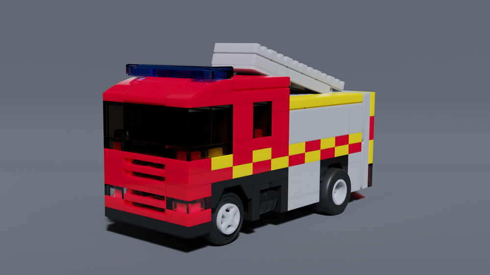 LEGO MOC Mini fire engine by Leo1 Rebrickable Build with LEGO