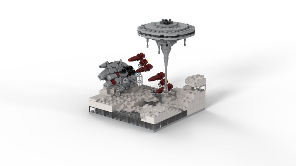 LEGO MOC 5 : Micro Cloud City with Cloud Car V1.1 by jellco | Rebrickable - Build with LEGO