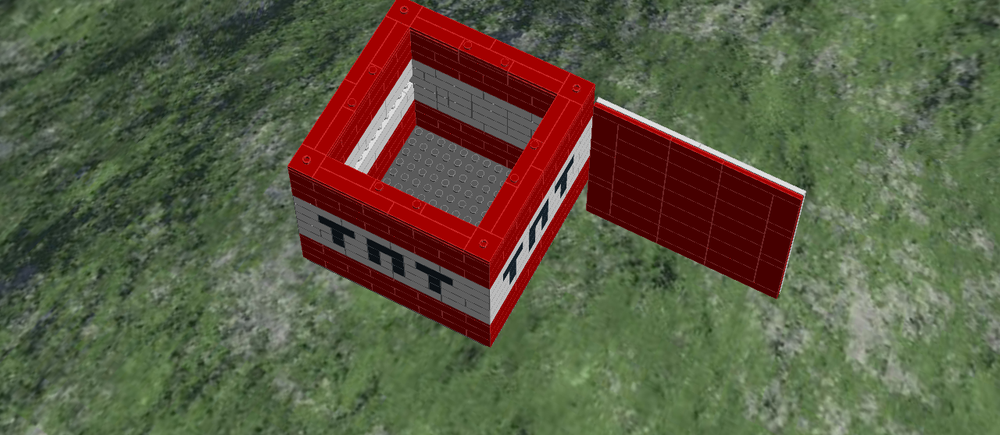 LEGO MOC-66678 Minecraft TNT Cube by Wilhelmsbrick86 | Rebrickable ...