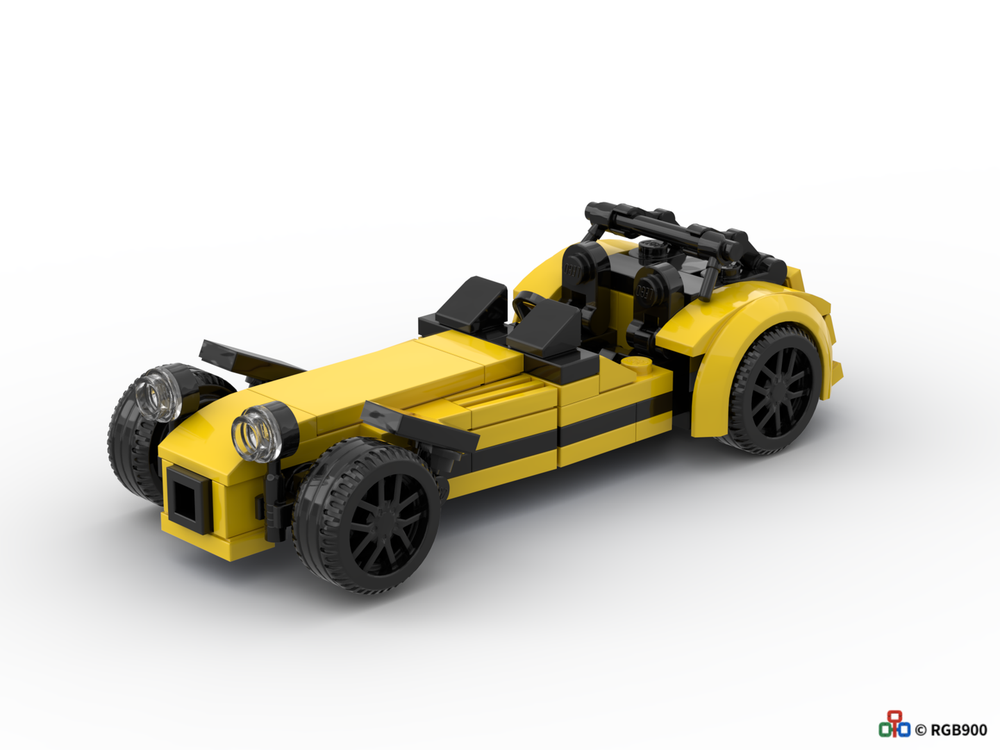 Narkoman Tog Memo LEGO MOC Caterham Seven 620R by RGB900 | Rebrickable - Build with LEGO