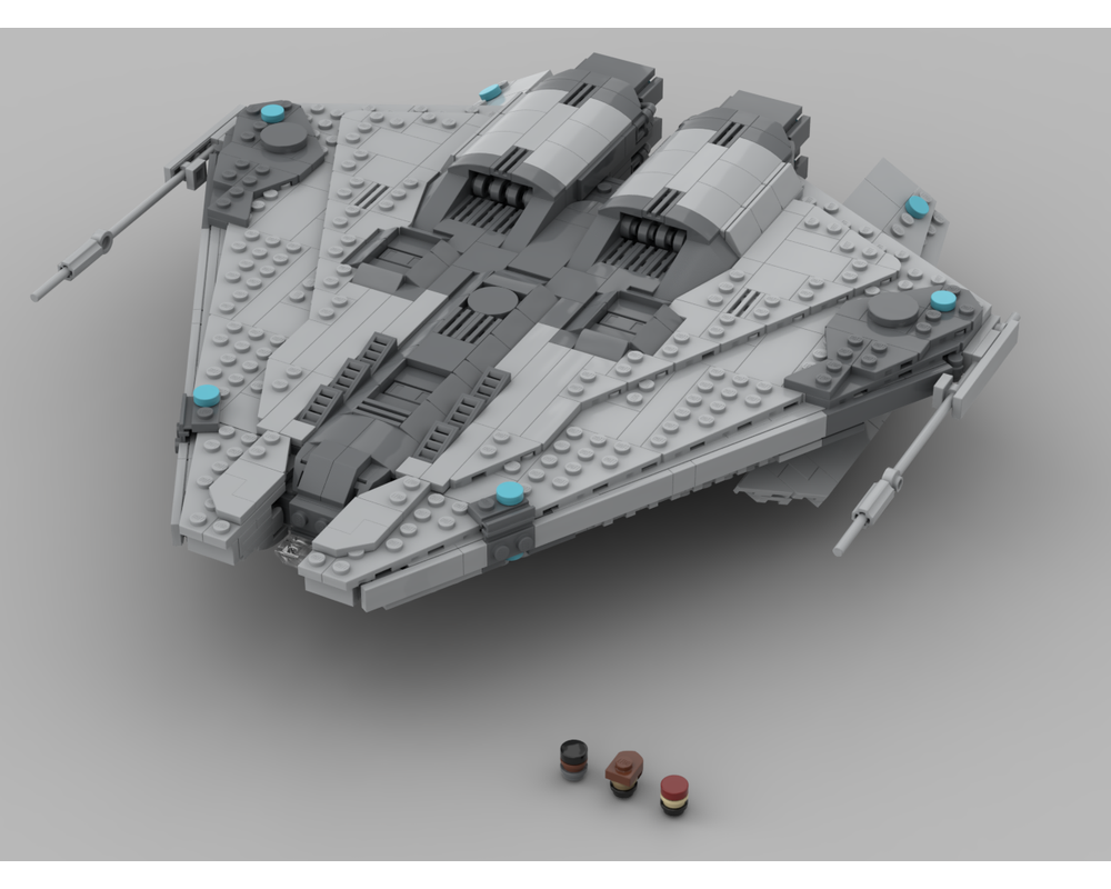 LEGO MOC 1:250 scale Krait mk II NANO by TheRealBeef1213 | Rebrickable ...