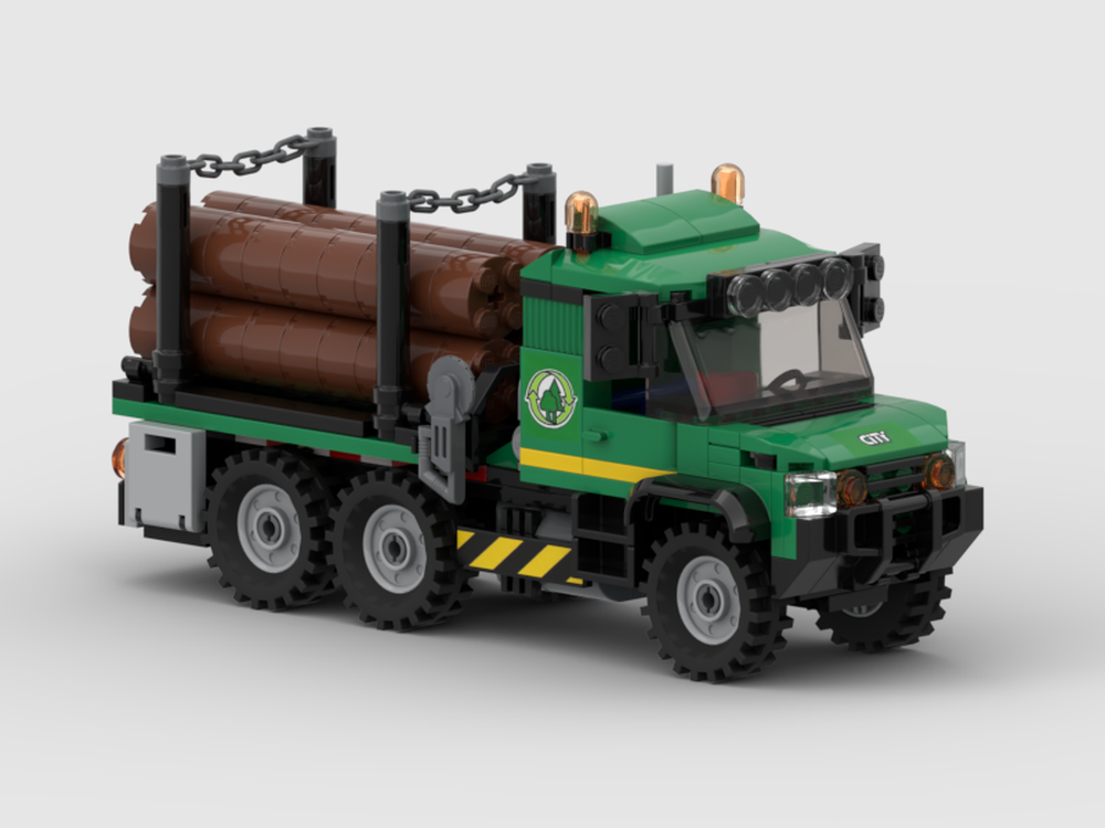 LEGO MOC Off-Road Logging HaulingBricks | Rebrickable - with