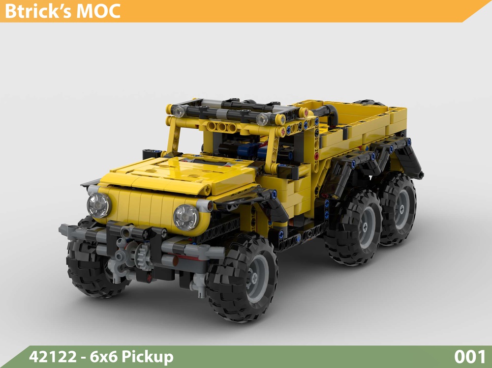 Overleving Buurt Latijns LEGO MOC 42122 6x6 Pickup by Btrick | Rebrickable - Build with LEGO