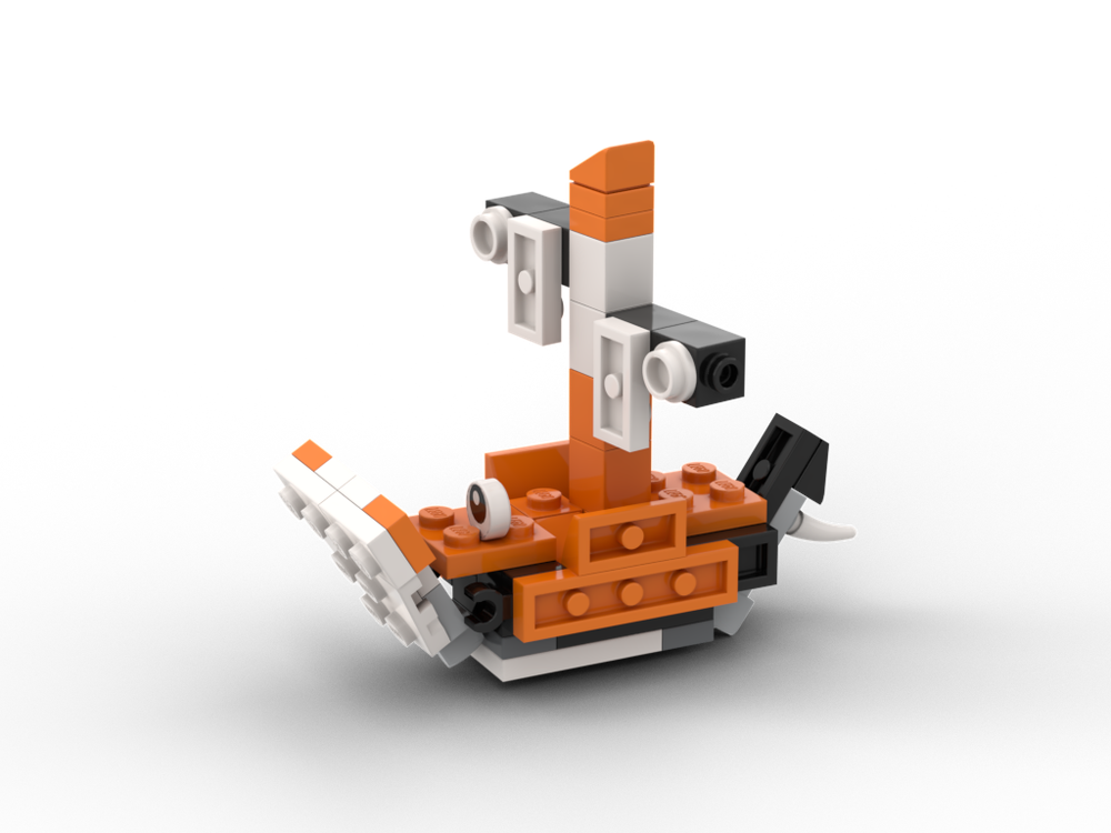 LEGO MOC 30285 Sailer (boat study #1) plastic.ati | Rebrickable - Build with LEGO
