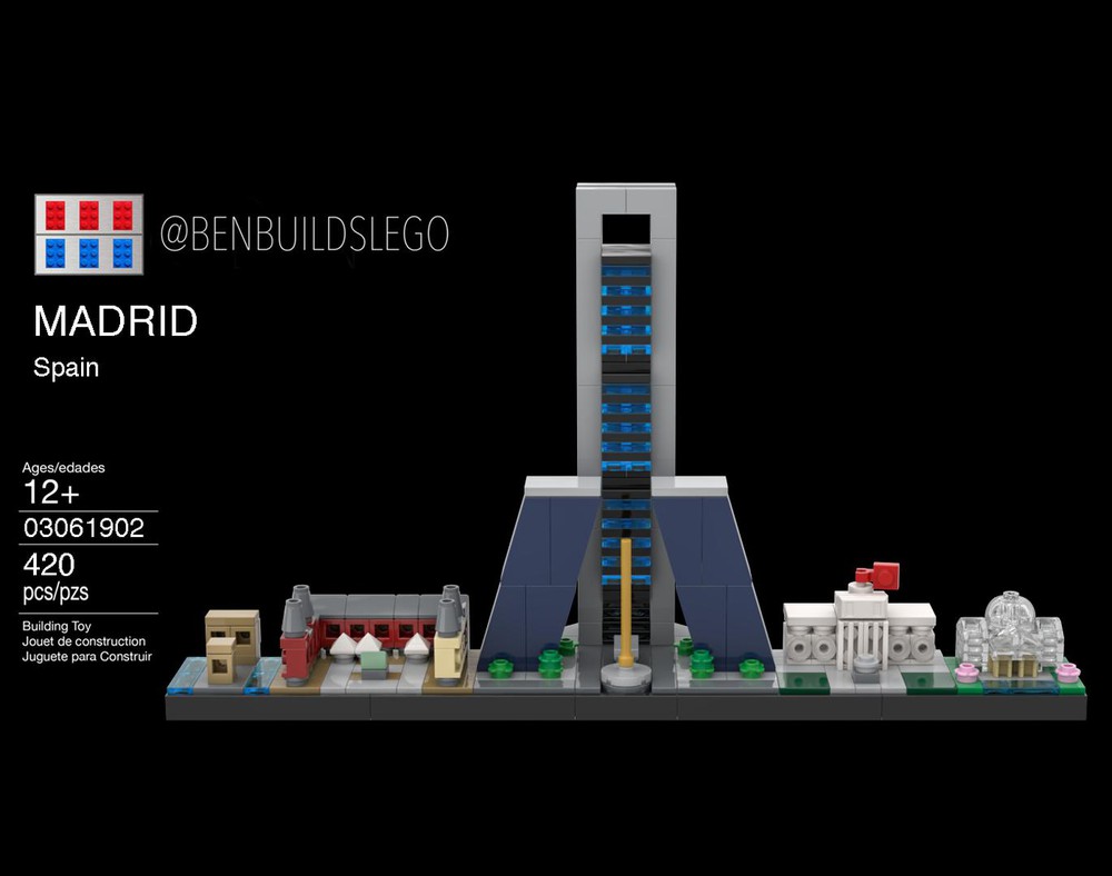 Madrid skyline by benbuildslego | Rebrickable - Build with LEGO