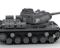 LEGO MOC-66997 IS-2 heavy tank by gunsofbrickston | Rebrickable