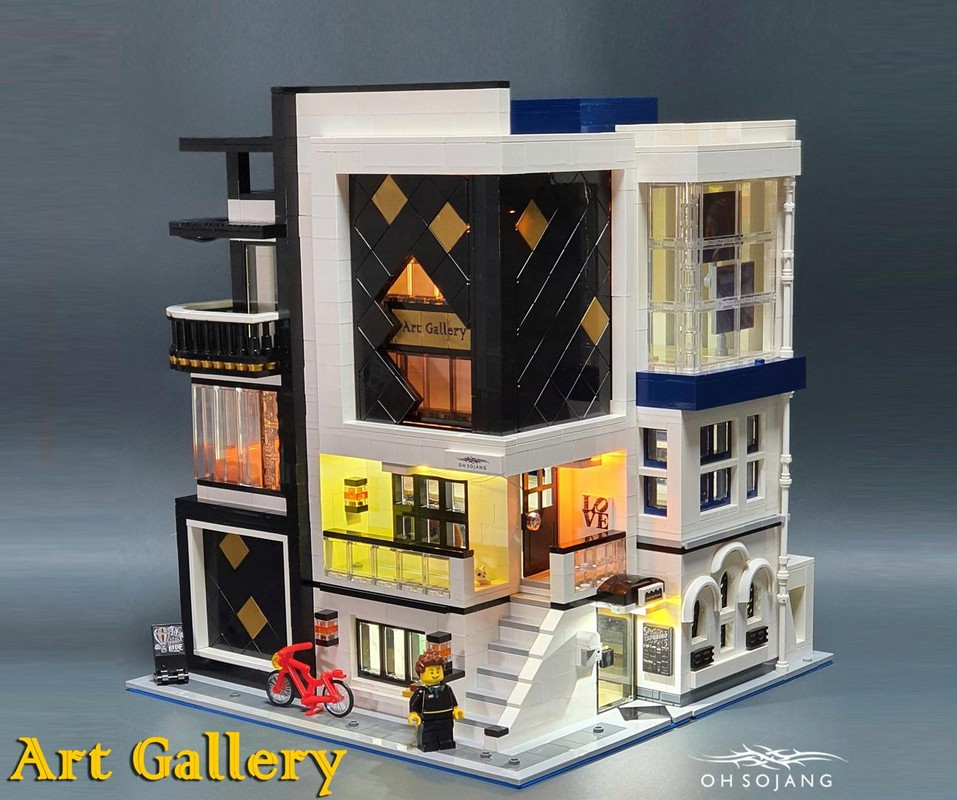 LEGO MOC-67005 Lego Art Gallery Modular 2021 by ohsojang by ohsojang ...
