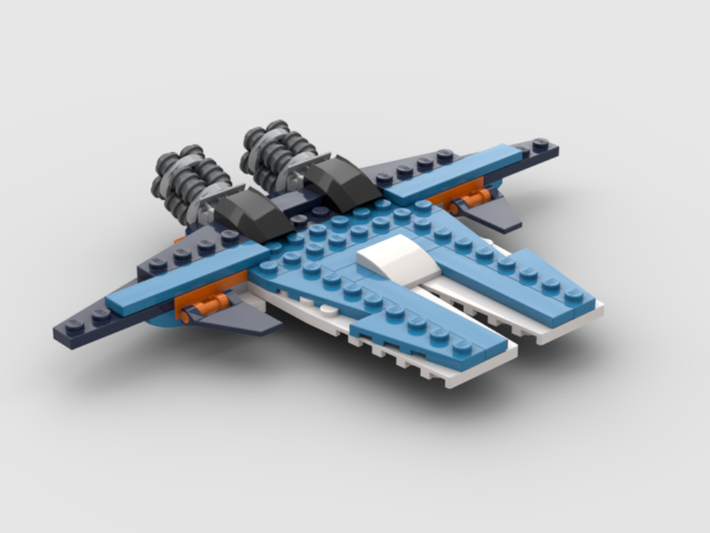 LEGO MOC 31099 Slim fighter by mochyk | Rebrickable - Build with LEGO