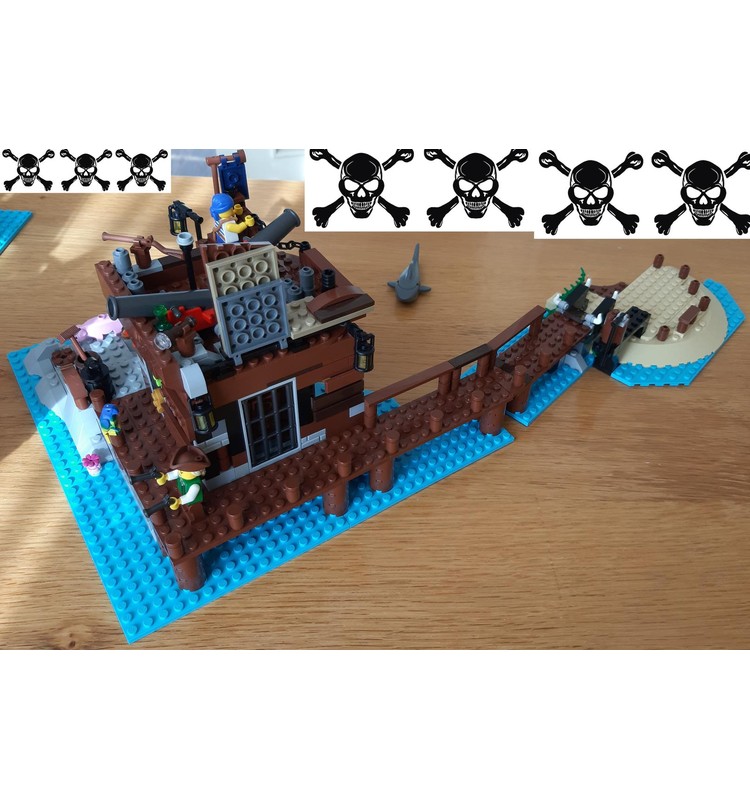 LEGO MOC 21322-1 Dock and islands by carel0180 | Rebrickable