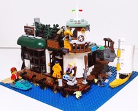CMC - Cabinet of Marine Curiosities - Habour Hood with Interior (MOC 70431 / 70419)