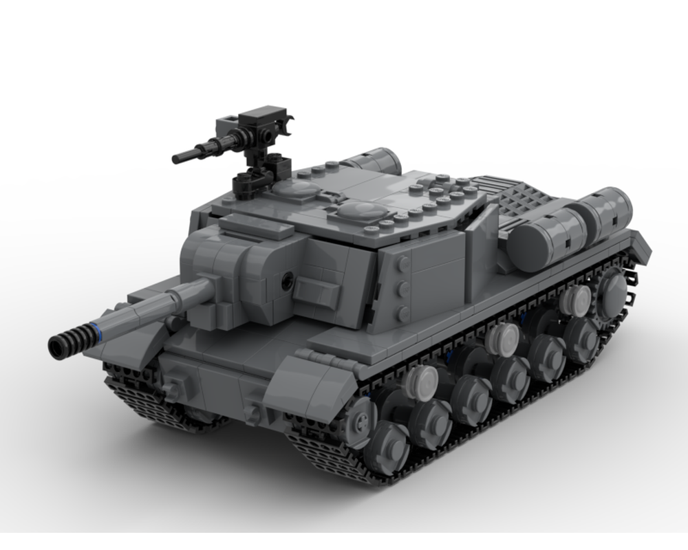 LEGO MOC ISU-152 assault gun by gunsofbrickston | Rebrickable - Build ...