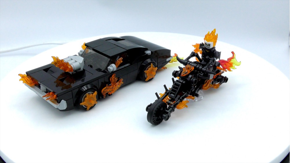 LEGO MOC Ghostrider's Hell Charger & 69's Dodge Charger by BricksFeeder ...