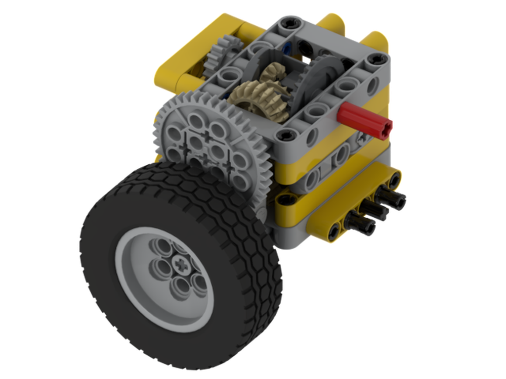 MOC Frictionless automated gearbox flywheel by ignorama | - Build with LEGO