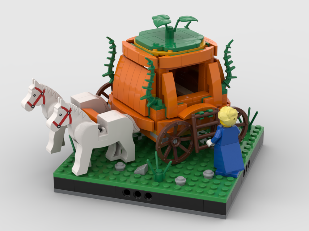 LEGO Cinderella Carriage | Modular Fairy Tale world by gabizon | Rebrickable - Build with LEGO