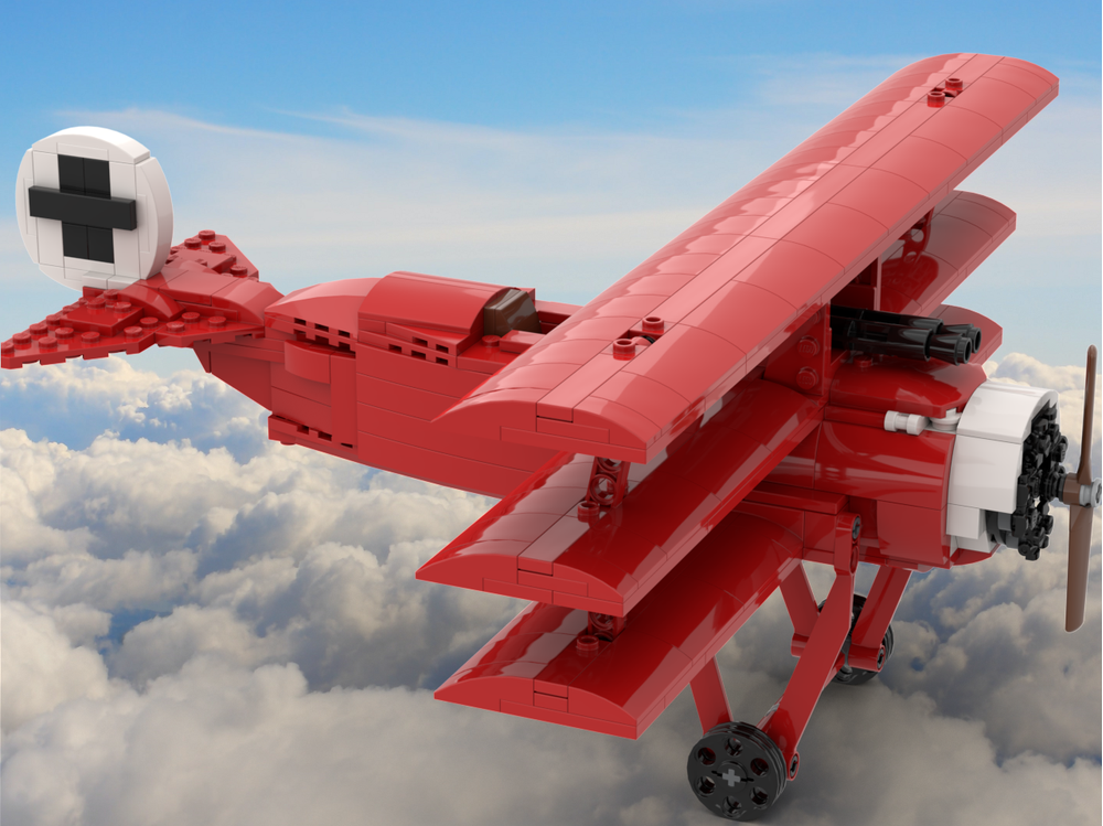 LEGO MOC Fokker I by Huebre Rebrickable Build with LEGO