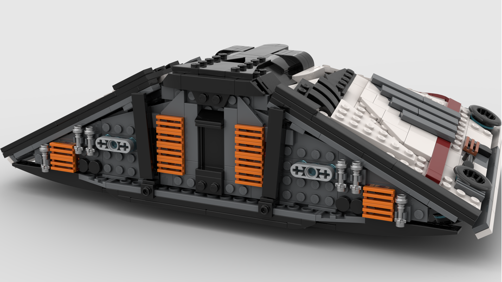 LEGO MOC Elite Dangerous Sidewinder by DinDJarJarin Rebrickable Build with LEGO