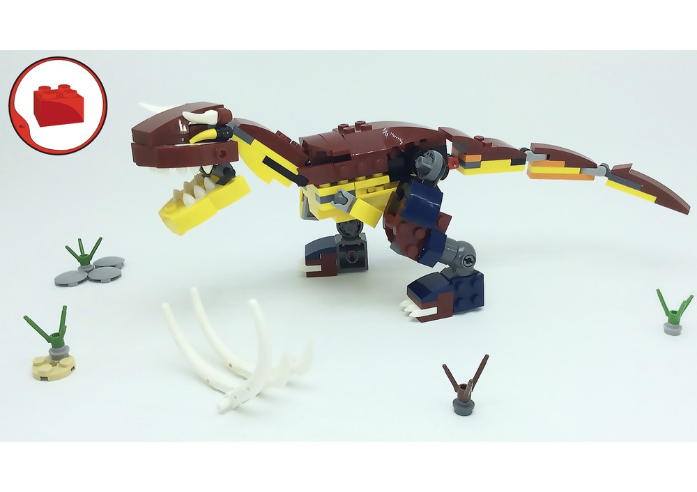 LEGO MOC Carnotaurus Dinosaur Lego Creator 31102 set by Bricks