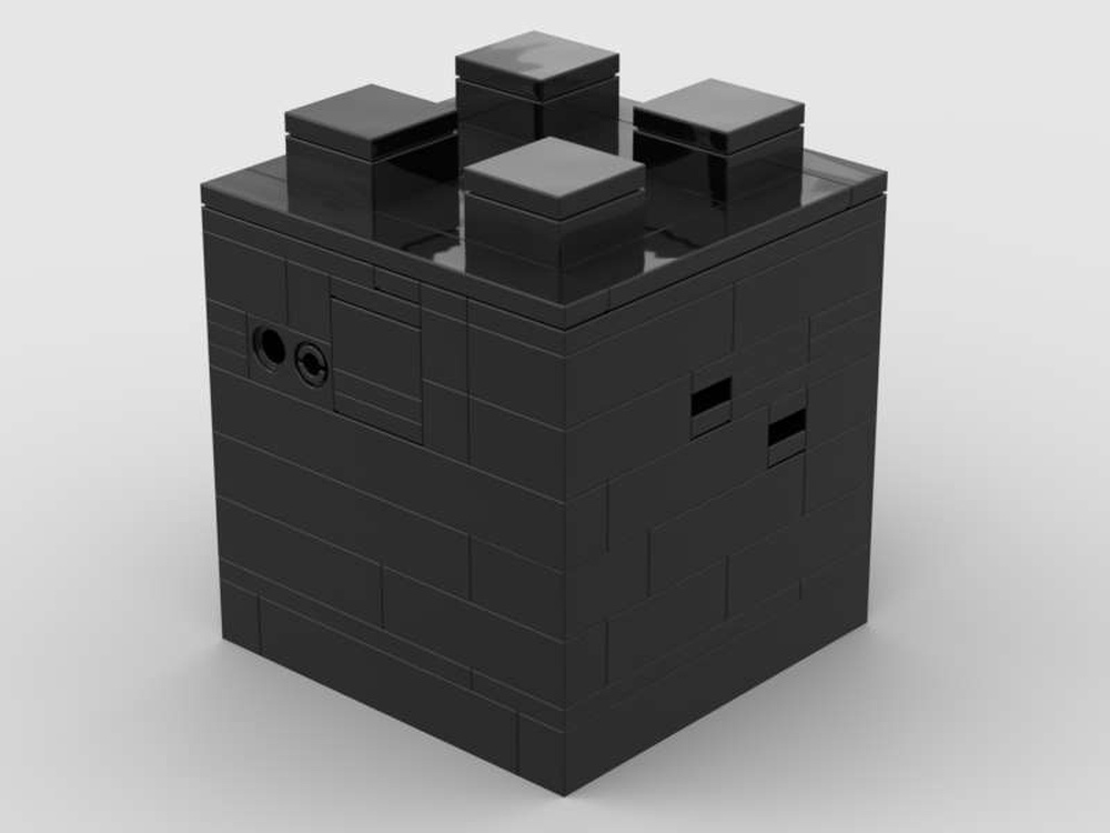 LEGO MOC Black Brick (Puzzle Box) by BuilditBetter
