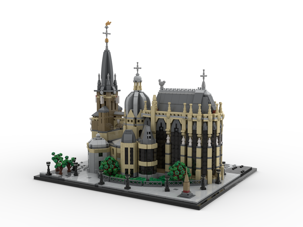 LEGO MOC Aachen cathedral by Pizzasemmel | Rebrickable - Build with LEGO