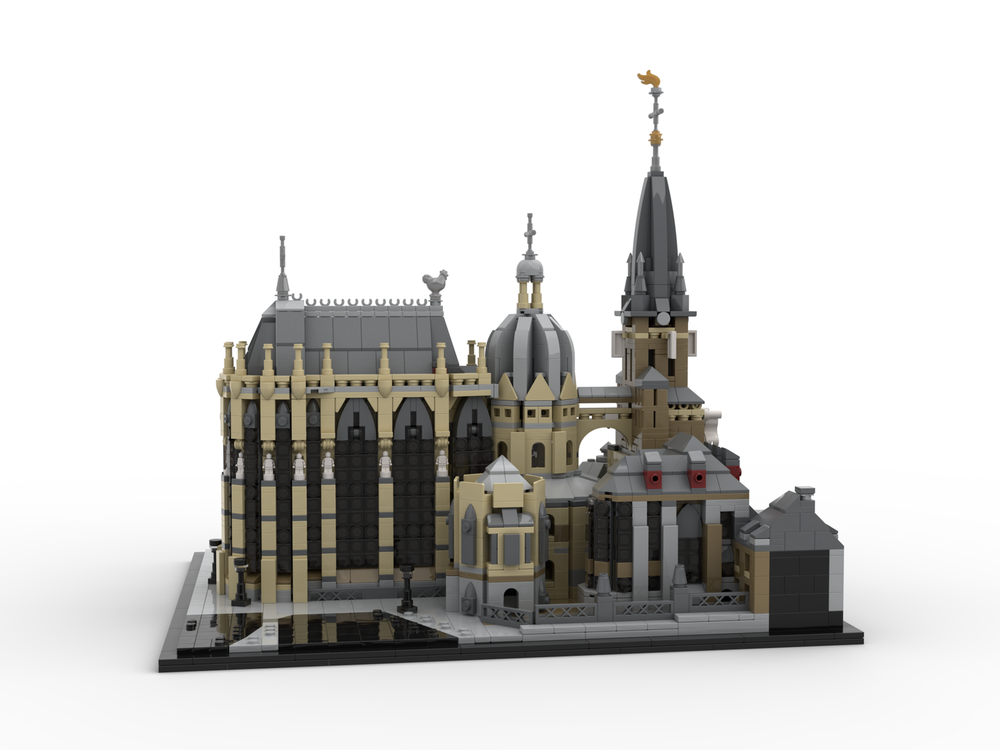 LEGO MOC Aachen cathedral by Pizzasemmel | Rebrickable - Build with LEGO