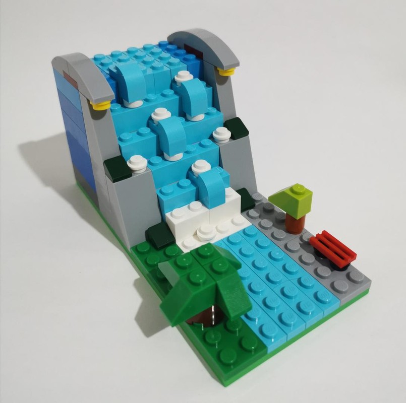 LEGO MOC-67486 Classic Waterfall by rjurado | Rebrickable - Build with LEGO