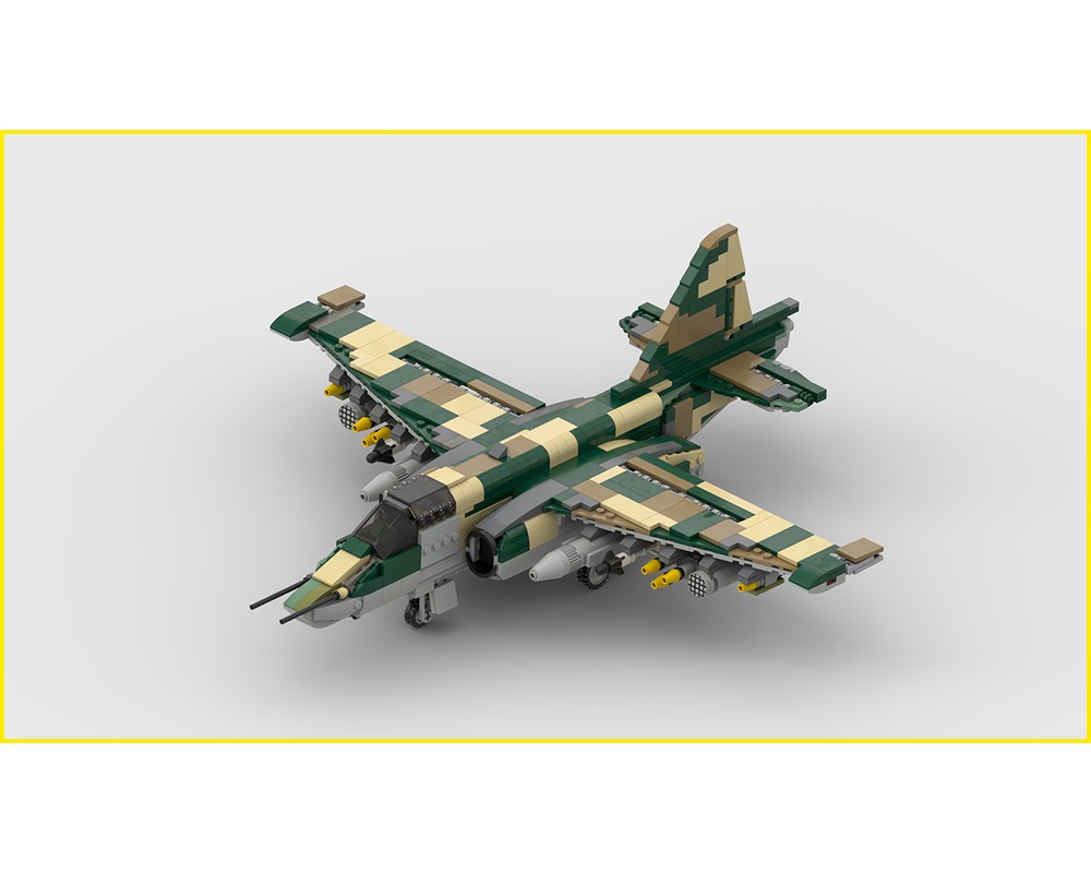 LEGO MOC Sukhoi Su-25 Frogfoot | 1:34 Scale by DarthDesigner ...