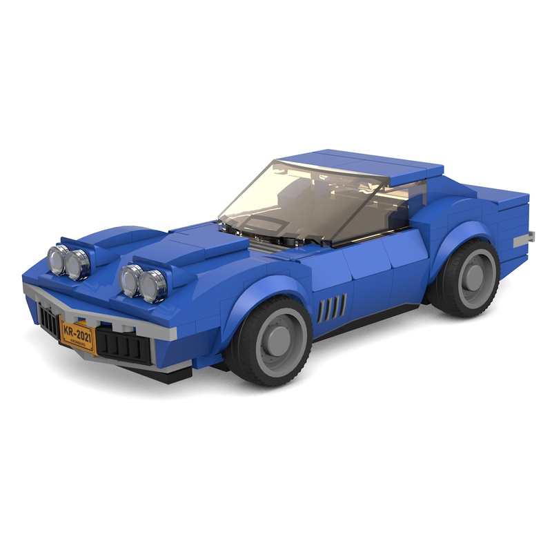 Poesi Excel Dangle LEGO MOC American Sports Car No1 by k_lego_r | Rebrickable - Build with LEGO