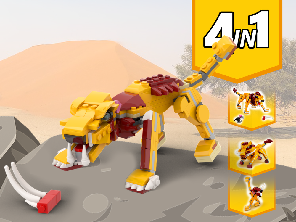 lego set 31112 alternate build