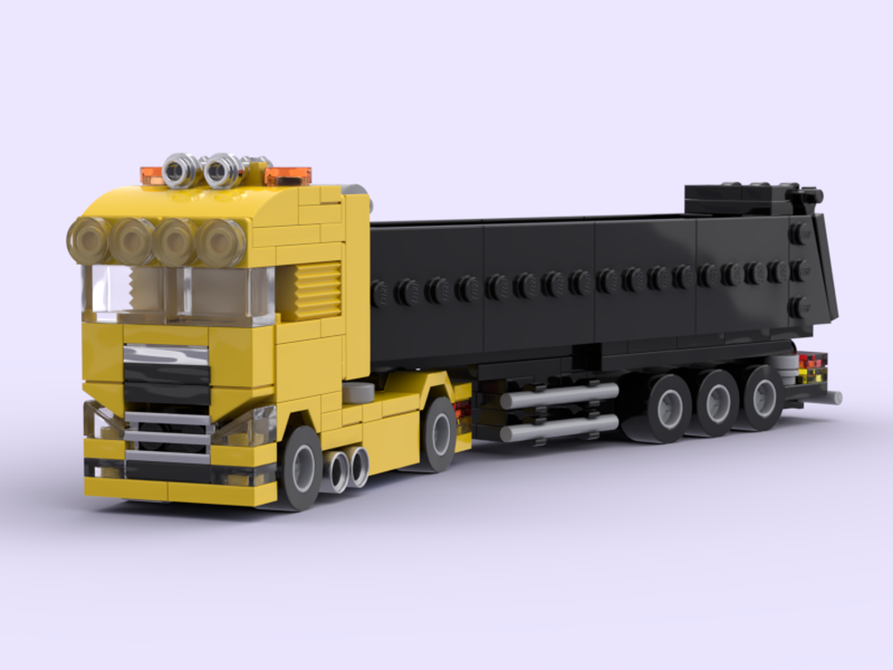 LEGO MOC MAN TGX Tipper Brickin | Rebrickable - Build with LEGO