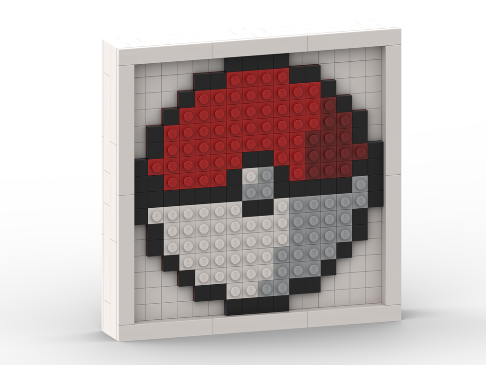 Poke Ball Pixel Art – BRIK