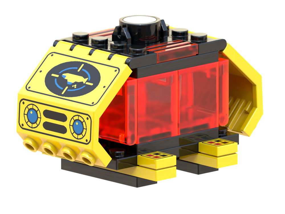 LEGO MOC Aqua - Heavy Machine Drivable Sub by Brick_Daniel