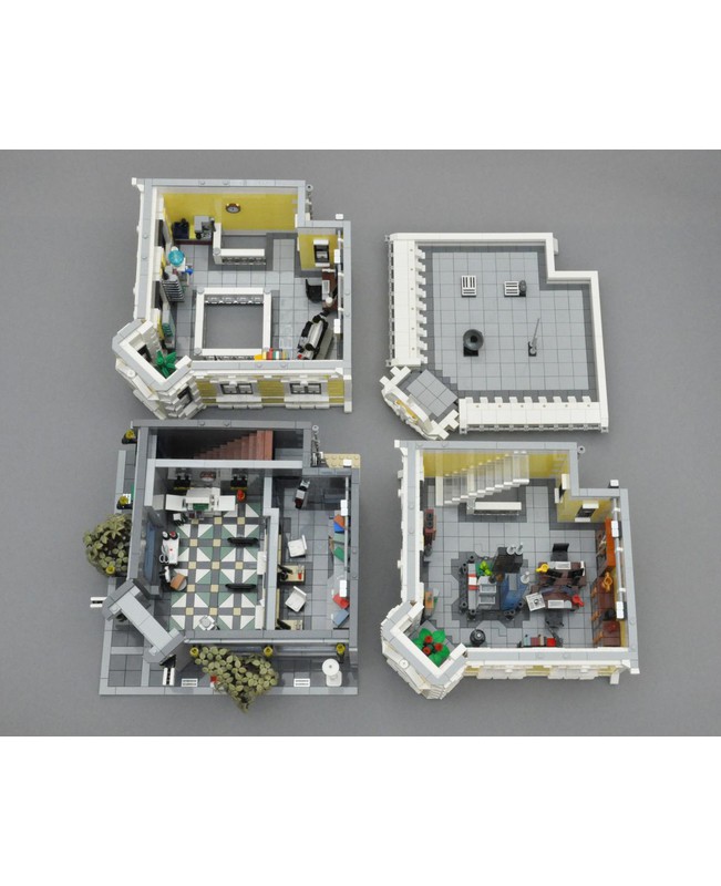 LEGO MOC Modular Post Office by peedeejay | Rebrickable - Build with LEGO