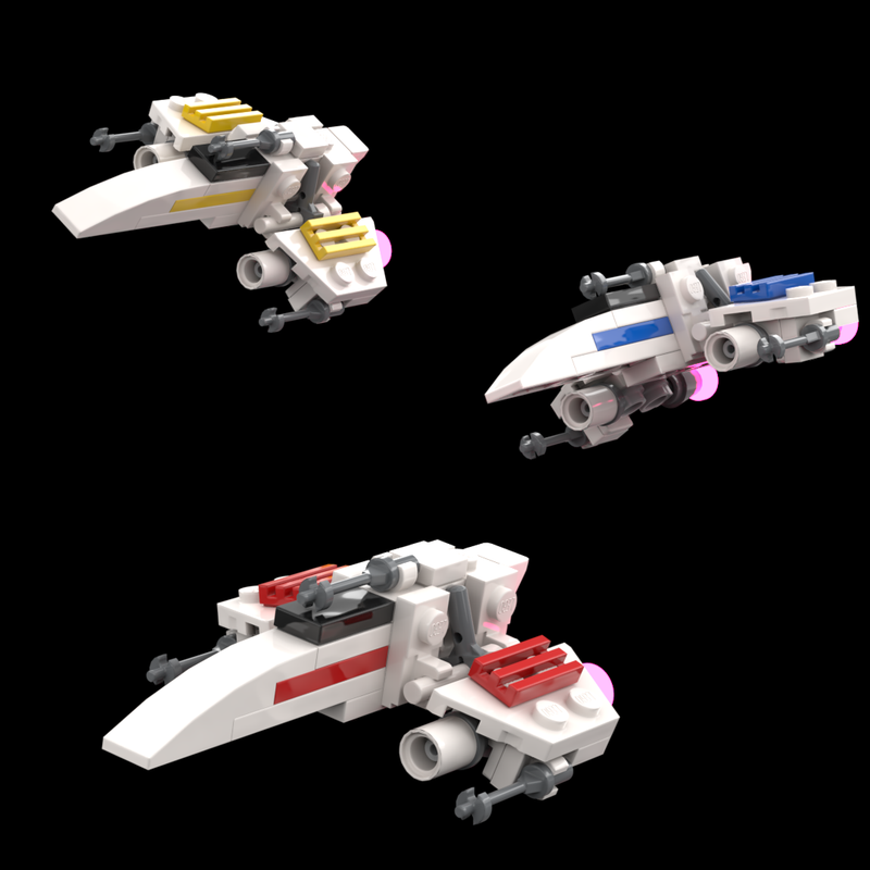 Lego Moc E-Wing Starfighter - 1 : 144 Scale - Star Wars Legends - Mini By  Masterbrickseparator | Rebrickable - Build With Lego