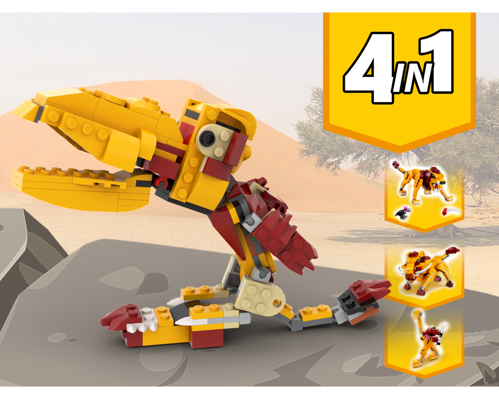 lego set 31112 alternate build