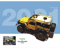 Motorized Motor for Lego Technic Jeep Wrangler 4x4 Toy Car