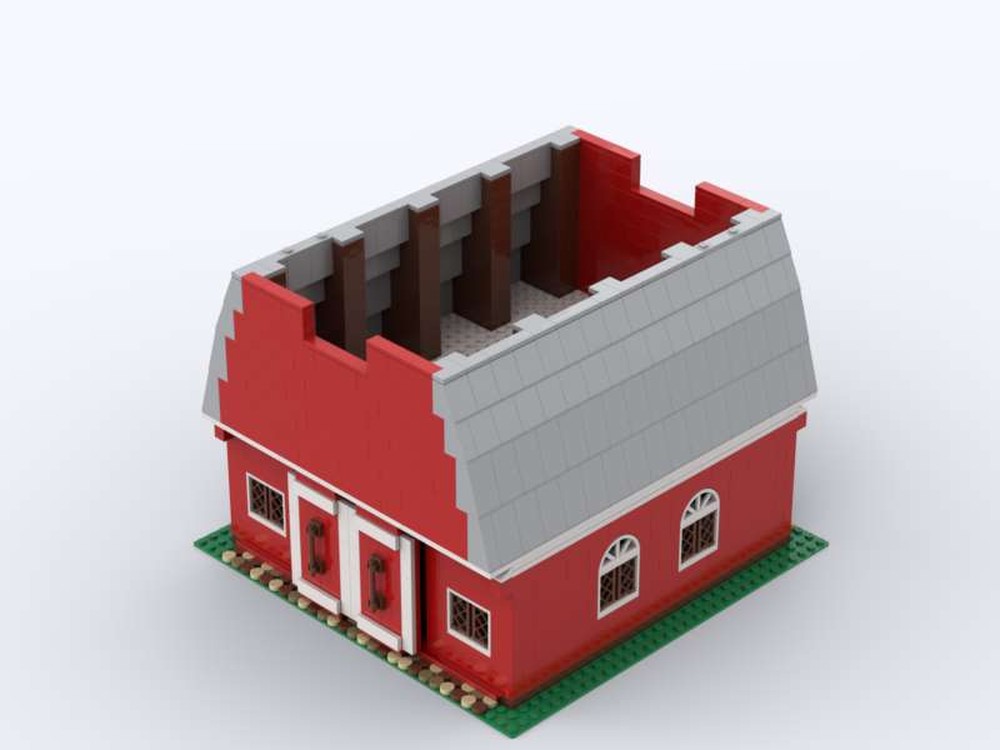 LEGO MOC Big Red Barn by Bgrantwilliams | Rebrickable - Build with LEGO