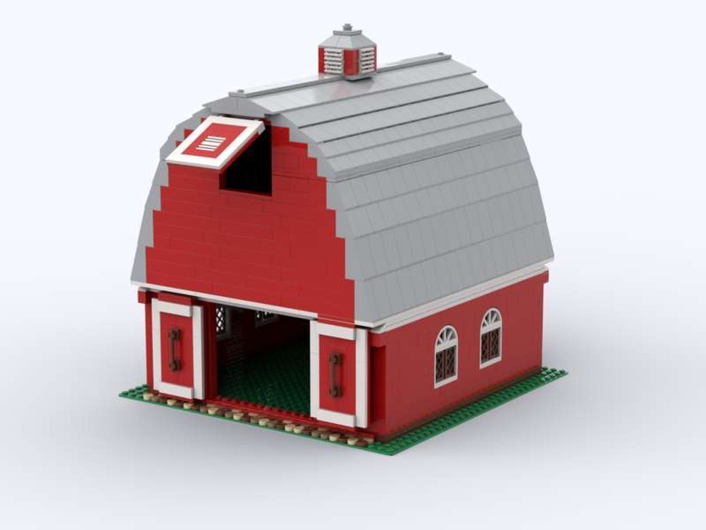 LEGO MOC Big Red Barn by Bgrantwilliams | Rebrickable - Build with LEGO