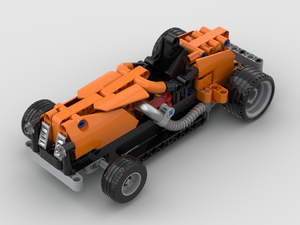 trekant Karriere pensionist LEGO MOC 42104 Vintage Race Car by Barcia | Rebrickable - Build with LEGO