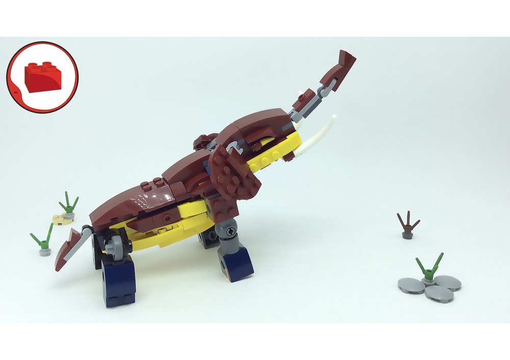 もも様 オーダー中 LEGO MOC-68277 Mammoth Animal - Lego Creator 31102 by Bricks Ideas