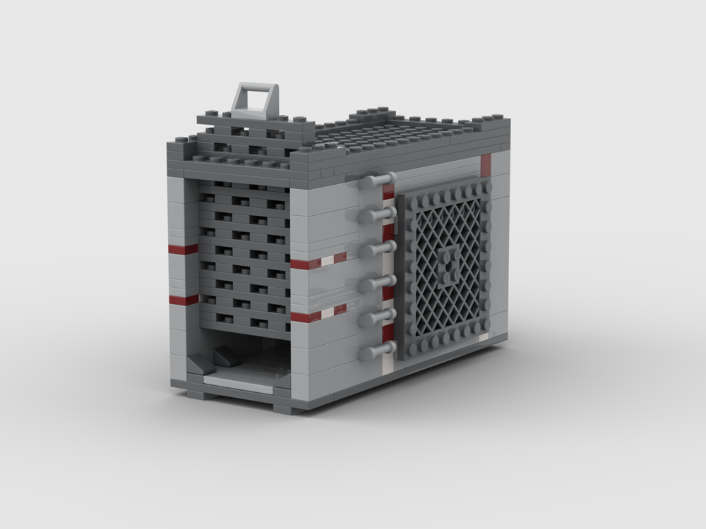 LEGO MOC jurassic park raptor pen transport cage by Legolodon ...